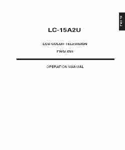 Sharp Flat Panel Television LC 15A2U-page_pdf